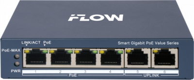 i-Flow F-SW-EM606POE-VM/L Сетевой POE коммутатор для видеонаблюдения
